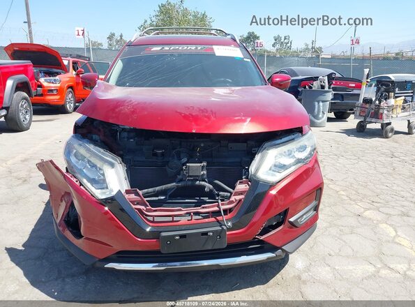 5N1AT2MT6LC761738 2020 NISSAN ROGUE Red Widok wnętrza z tyłu