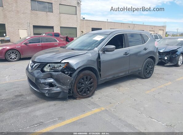 5N1AT2MT7GC785259 2016 NISSAN ROGUE Gray Передня ліва чверть