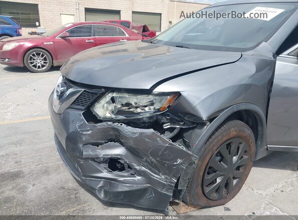 5N1AT2MT7GC785259 2016 NISSAN ROGUE Gray Вид спереду