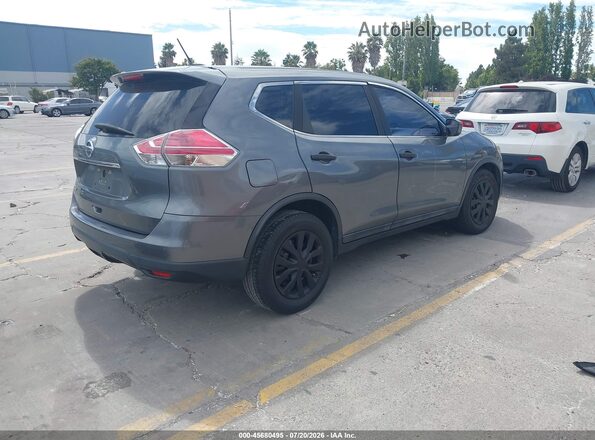 5N1AT2MT7GC785259 2016 NISSAN ROGUE Gray Задня права чверть