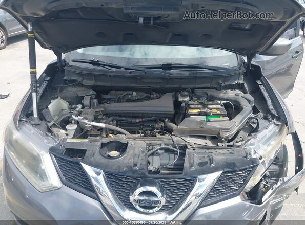 5N1AT2MT7GC785259 2016 NISSAN ROGUE Gray Вид ззаду