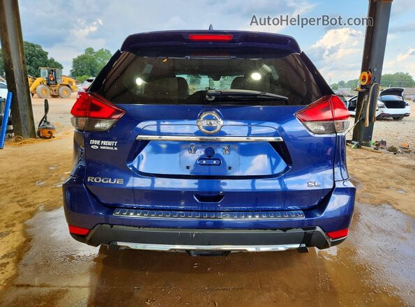 5N1AT2MT7HC825728 2017 NISSAN ROGUE Blue Հետևի տեսք