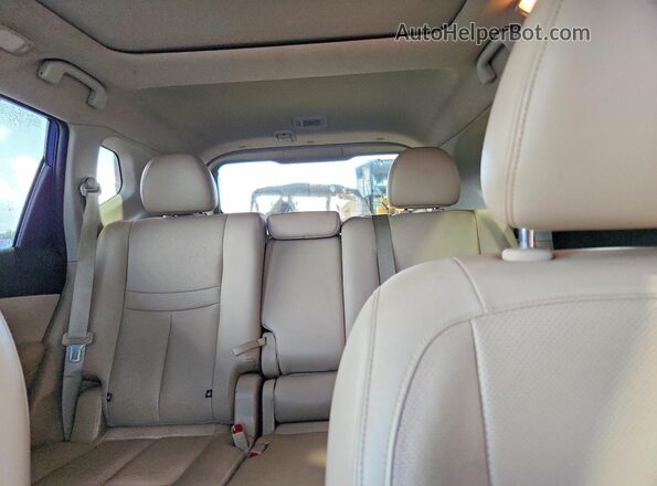 5N1AT2MT7HC825728 2017 NISSAN ROGUE Blue Հետևի նստատեղերի տեսք