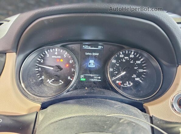 5N1AT2MT7HC825728 2017 NISSAN ROGUE Blue Սարքավորումների վահանակի տեսք