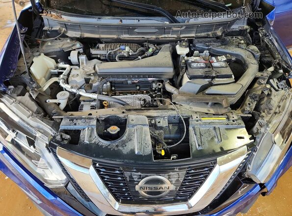 5N1AT2MT7HC825728 2017 NISSAN ROGUE Blue Շարժիչի բաժամունքի տեսք