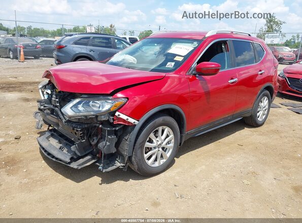 5N1AT2MT7HC832310 2017 NISSAN ROGUE Red Передня ліва чверть