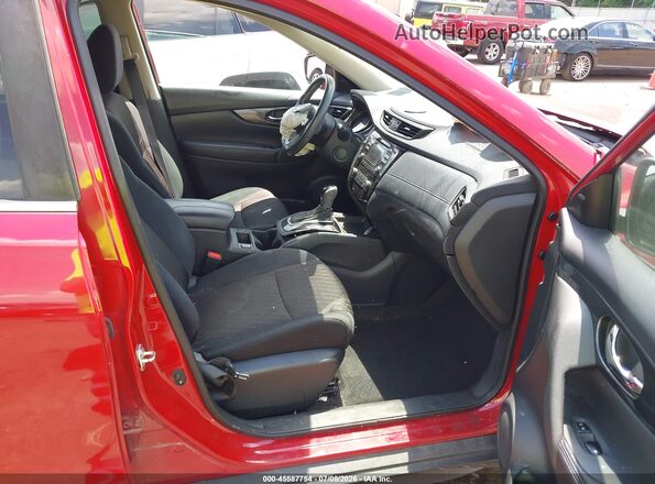 5N1AT2MT7HC832310 2017 NISSAN ROGUE Red Вид салону спереду