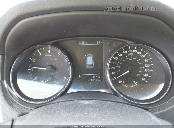 5N1AT2MT7HC832310 2017 NISSAN ROGUE Red Вид задніх сидінь