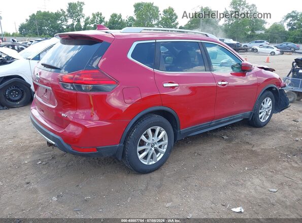 5N1AT2MT7HC832310 2017 NISSAN ROGUE Red Задня права чверть