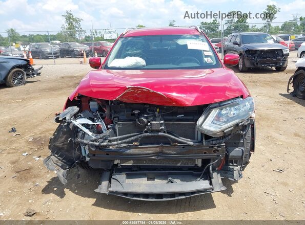 5N1AT2MT7HC832310 2017 NISSAN ROGUE Red Вид задньої частини салону