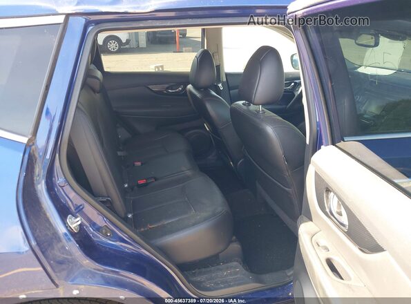 5N1AT2MT7HC888666 2017 NISSAN ROGUE Синий Вид наклейки с VIN-кодом