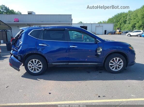 5N1AT2MT7HC888666 2017 NISSAN ROGUE Синий Панорамный вид салона 360°