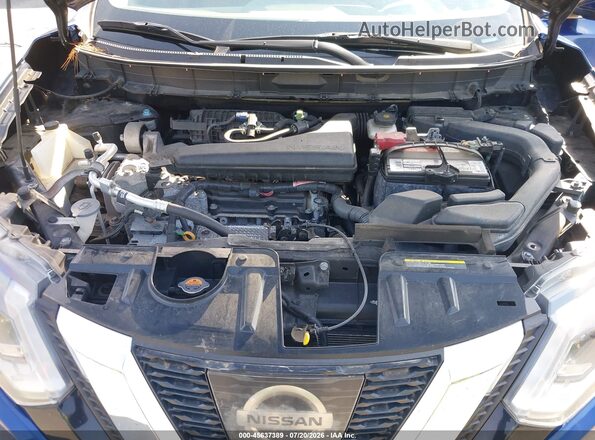 5N1AT2MT7HC888666 2017 NISSAN ROGUE Синий Вид сзади