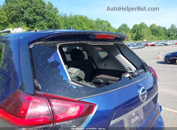 5N1AT2MT7HC888666 2017 NISSAN ROGUE Синий Вид спереди