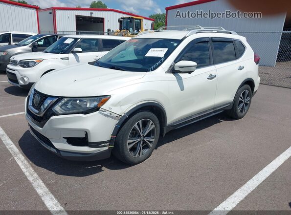 5N1AT2MT7JC777797 2018 NISSAN ROGUE White წინა მარცხენა ხედი სამი მეოთხედიდან
