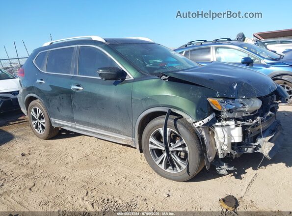 5N1AT2MT7JC806568 2018 NISSAN ROGUE Green Սալոնի 360 աստիճան տեսք