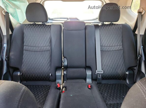 5N1AT2MT7KC749967 2019 NISSAN ROGUE Black Հետևի նստատեղերի տեսք