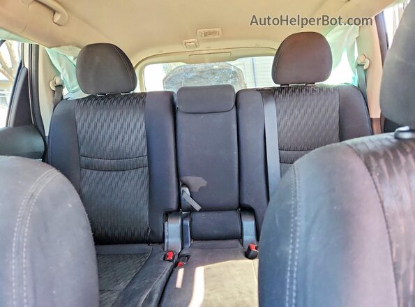 5N1AT2MT7KC811464 2019 NISSAN ROGUE Silver Հետևի նստատեղերի տեսք