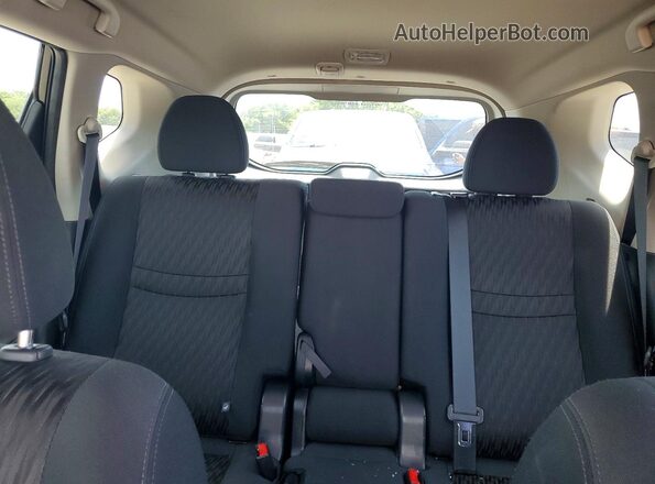 5N1AT2MT7KC838874 2019 NISSAN ROGUE Black Հետևի նստատեղերի տեսք