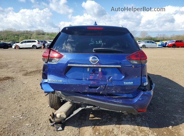 5N1AT2MT7LC718641 2020 NISSAN ROGUE Blue Widok z tyłu
