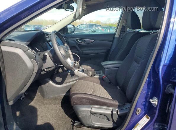 5N1AT2MT7LC718641 2020 NISSAN ROGUE Blue Widok wnętrza z przodu