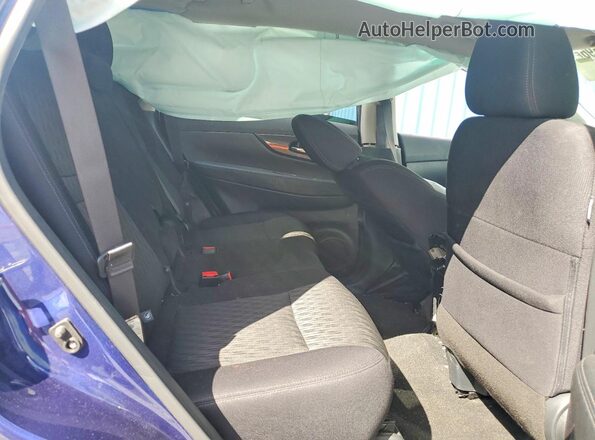 5N1AT2MT7LC786731 2020 NISSAN ROGUE Blue უკანა სავარძლების ხედი