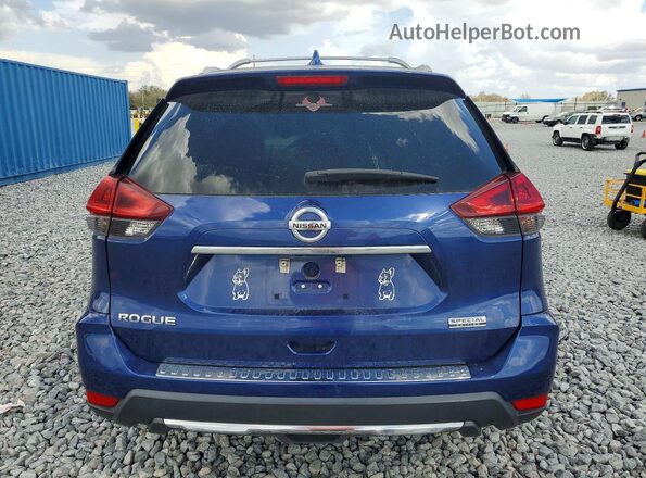 5N1AT2MT7LC786731 2020 NISSAN ROGUE Blue უკანა ხედი