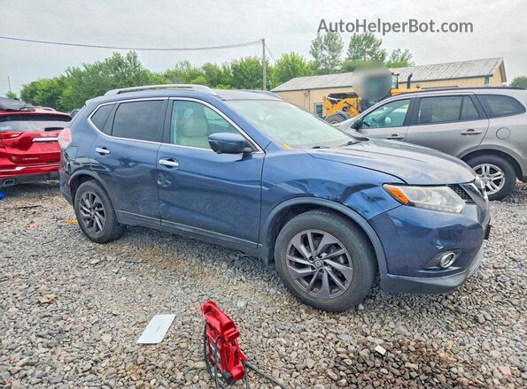 5N1AT2MT8GC779132 2016 NISSAN ROGUE Blue Przód prawy