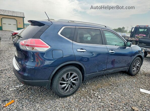 5N1AT2MT8GC779132 2016 NISSAN ROGUE Blue Tył prawy