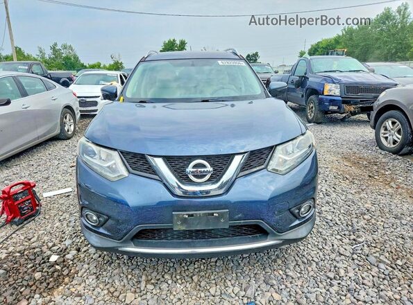5N1AT2MT8GC779132 2016 NISSAN ROGUE Blue Widok z przodu