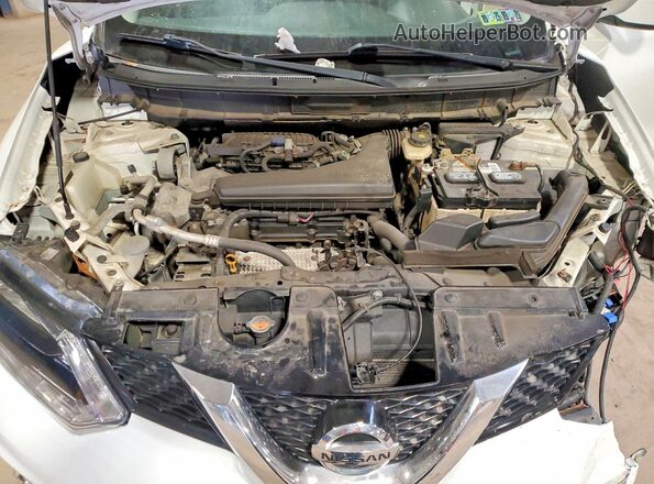 5N1AT2MT8GC799736 2016 NISSAN ROGUE White Vista del compartimento del motor