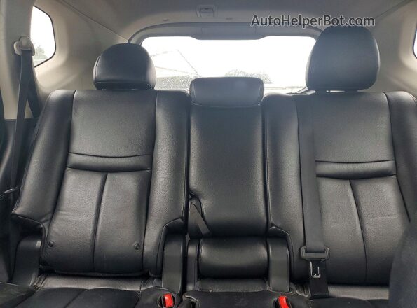 5N1AT2MT8GC856839 2016 NISSAN ROGUE White უკანა სავარძლების ხედი