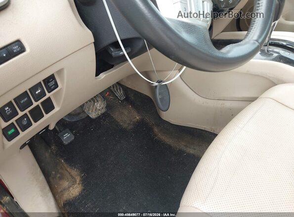 5N1AT2MT8GC869297 2016 NISSAN ROGUE Красный Вид панели приборов