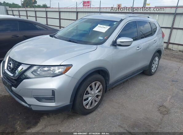 5N1AT2MT8HC742468 2017 NISSAN ROGUE Silver წინა მარცხენა ხედი სამი მეოთხედიდან