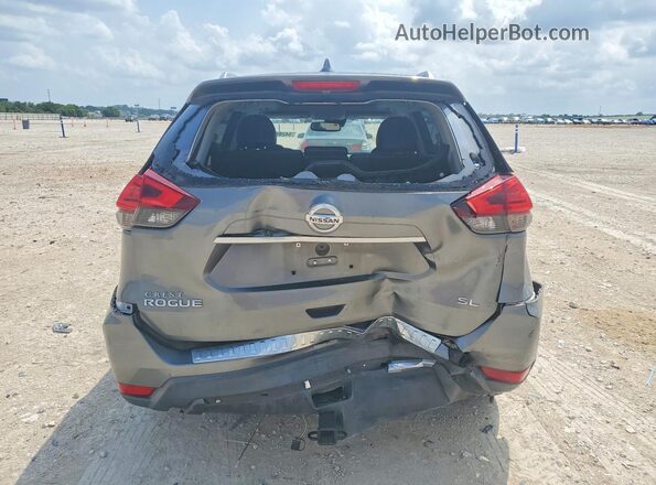 5N1AT2MT8HC854736 2017 NISSAN ROGUE Угольный Вид сзади