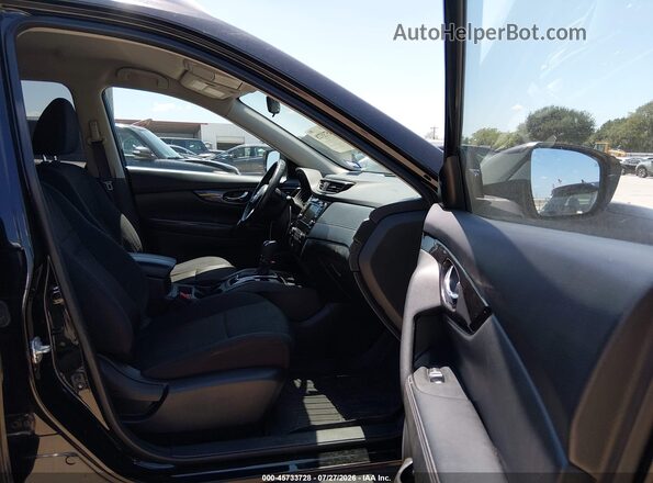 5N1AT2MT8JC784810 2018 NISSAN ROGUE Black წინა სალონის ხედი