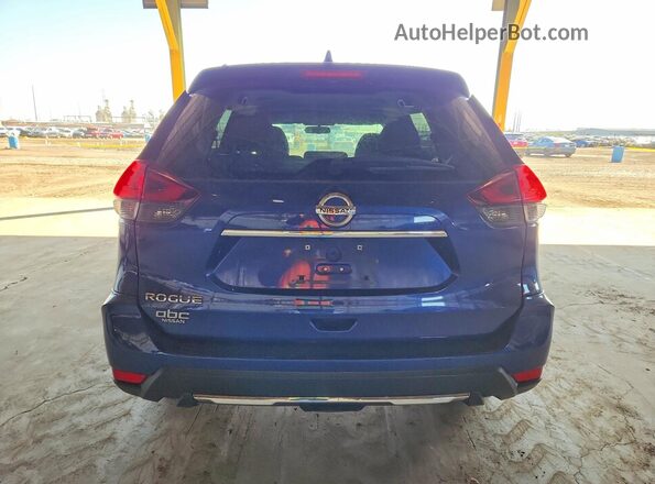 5N1AT2MT8JC852247 2018 NISSAN ROGUE Blue Rear view