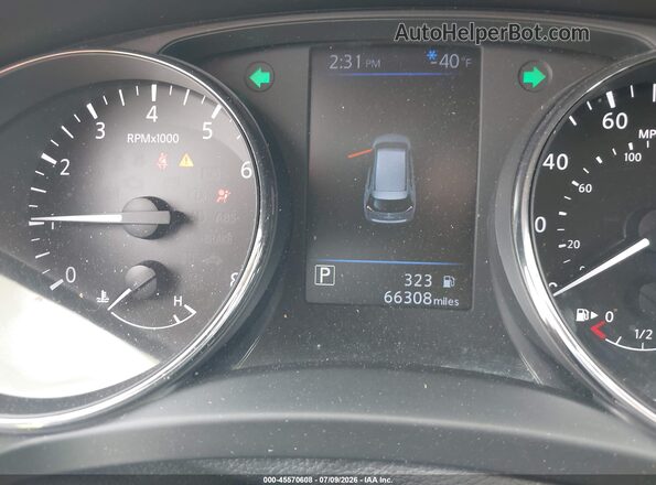 5N1AT2MT8KC714242 2019 NISSAN ROGUE Green Widok tylnych siedzeń