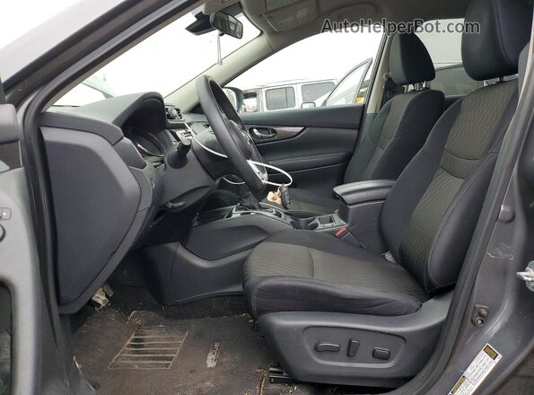 5N1AT2MT8KC728805 2019 NISSAN ROGUE Gray Widok wnętrza z przodu