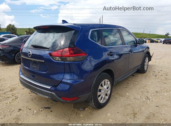5N1AT2MT8LC754158 2020 NISSAN ROGUE Blue Задня права чверть