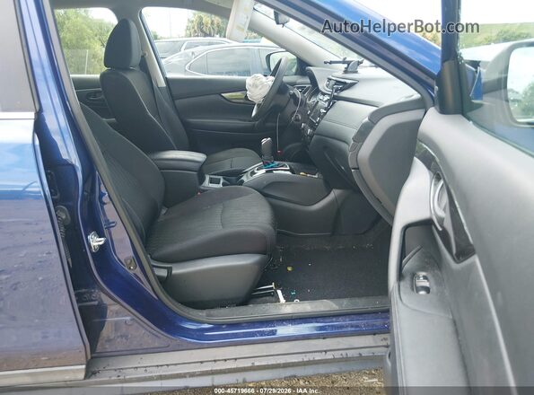 5N1AT2MT8LC754158 2020 NISSAN ROGUE Blue Вид салону спереду