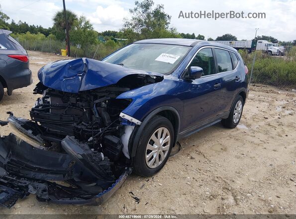 5N1AT2MT8LC754158 2020 NISSAN ROGUE Blue Передня ліва чверть