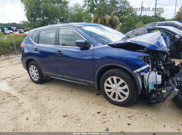 5N1AT2MT8LC754158 2020 NISSAN ROGUE Blue Вид задньої частини салону