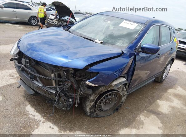 5N1AT2MT8LC757710 2020 NISSAN ROGUE Blue Առջևի ձախ երեք քառորդ տեսարան