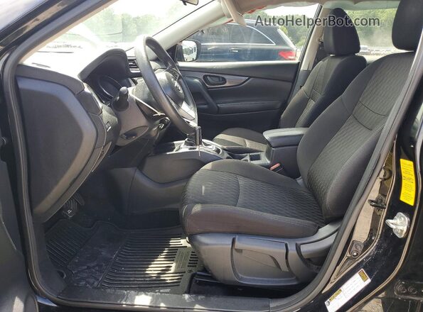 5N1AT2MT8LC801835 2020 NISSAN ROGUE Черный Вид салона спереди