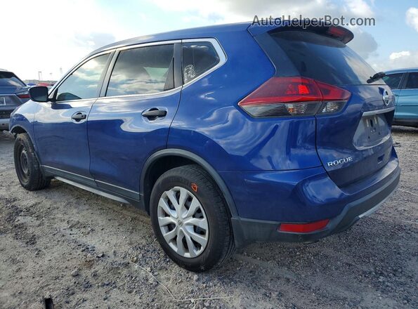 5N1AT2MT8LC805027 2020 NISSAN ROGUE Blue Rear left