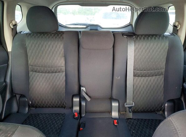 5N1AT2MT8LC805027 2020 NISSAN ROGUE Blue Rear seats view