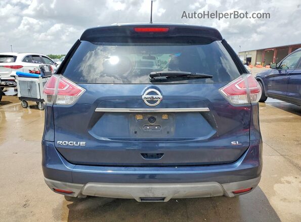 5N1AT2MT9GC872466 2016 NISSAN ROGUE Синий Вид сзади