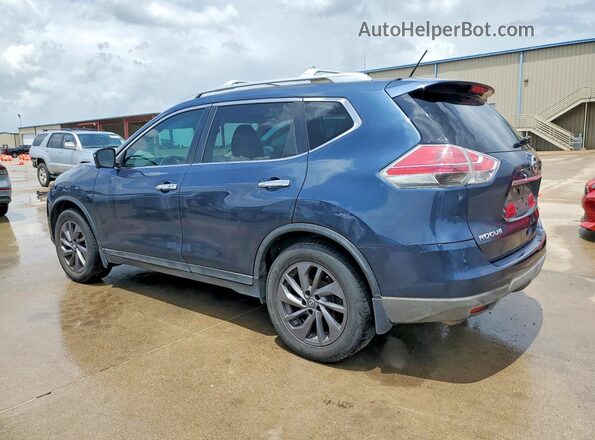 5N1AT2MT9GC872466 2016 NISSAN ROGUE Синий Задняя левая четверть