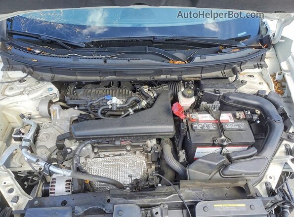 5N1AT2MT9HC739322 2017 NISSAN ROGUE White Շարժիչի բաժամունքի տեսք
